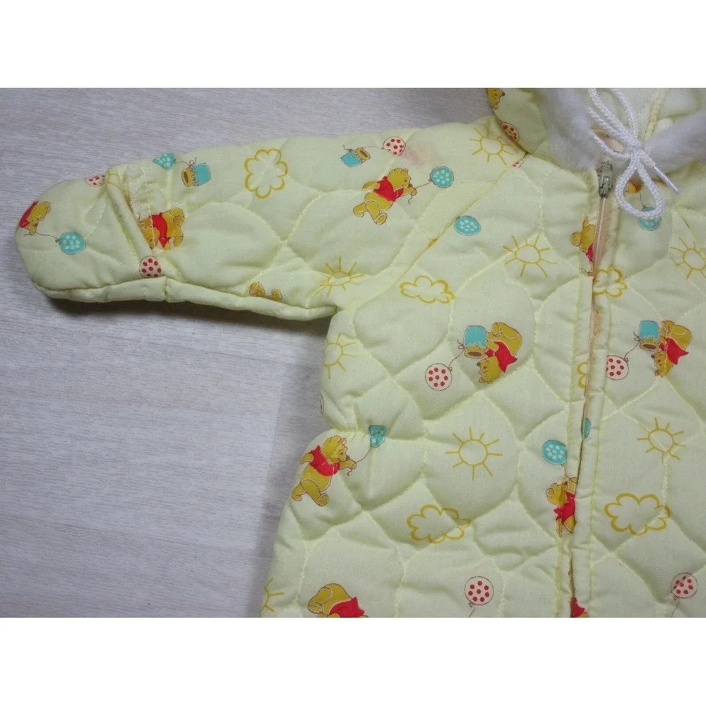 Vintage 1970's Walt Disney Productions POOH AOP Toddler One Piece Size‎ (S) EUC